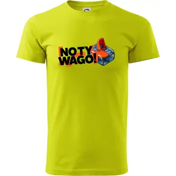 Pánské tričko No ty wago - Klasické pánské triko vyšší gramáže - S ( Limetková )