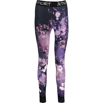 Dámské termoprádlo Dámské funkční termo kalhoty premium ALTISPORT VOJ/ALW055TER02 ČERNOFIALOVÁ S