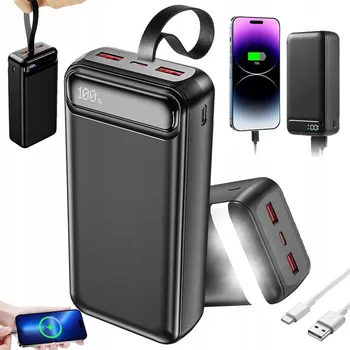 Powerbanka POWERBANKA 50000 MAH VELKÁ KAPACITA KOMPATIBILNÍ S TELEFONY A SMARTWATCHI