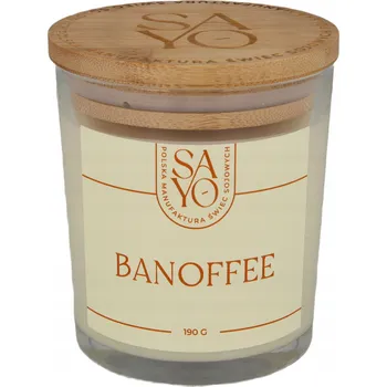 Svíčka Sójová vonná svíčka Banoffee Sayo