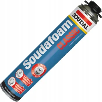 Montážní pěna Montážní pistoleová pěna nízkoexpanzní SOUDAL Soudafoam Classic 750 ml