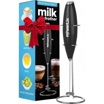 Šlehač mléka Elektrický ruční napěňovač mléka na baterie s držákem 19000 ot./min