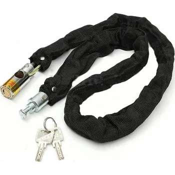 Zámek na kolo ZABEZPEČENÍ ZÁMEK NA KOLO ŘETĚZ Dlouhý na Skútr Kolo Silný 125cm