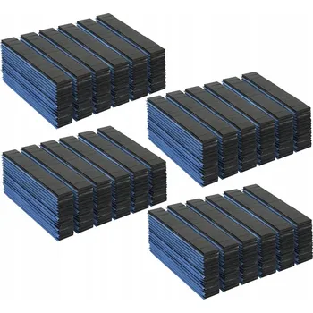 Sada na opravu pneumatiky Závaží na kola Fivestars samolepicí černá 5 g, 400 ks