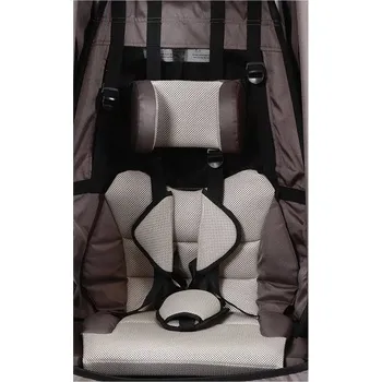 vozík za kolo sedačka s pásy XLC pro MONO S BS-X125 šedo-béžová