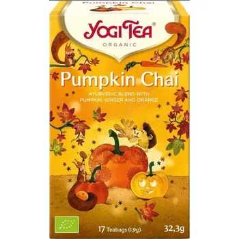 Čaj Yogi Tea Podzimní čaj Pumpkin Chai 32,3 g bio BIO VEGAN Množství: 1 ks