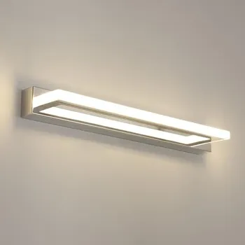 Nástěnné svítidlo Nástěnné svítidlo GOECO stříbrné s integrovaným LED zdrojem 9 W