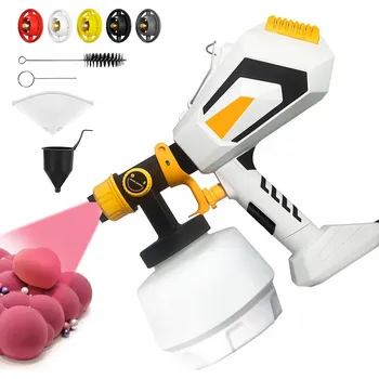 Stříkací pistole MALÍŘSKÁ PISTOLE AGREGÁT NA MALOVÁNÍ ZDÍ 5 TRYSKY 100 DIN SADA DEKO