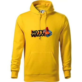 Pánská mikina No ty wago - Mikina pánská Cape s kapucí - 5XL ( Žlutá )