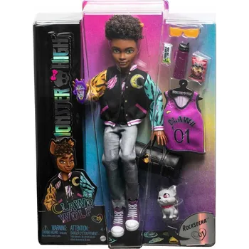 Panenka Hračka PANENKA Rozvíjející se CLAWD WOLF Monster High Sběratelské panenky