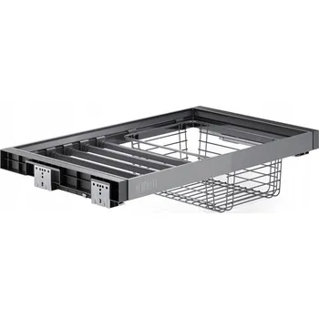 Věšák Výsuvný věšák na kalhoty s košem 800 Symphony Antracit