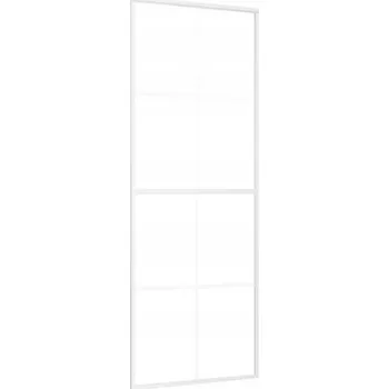 Interiérové dveře Posuvné hliníkové dveře 76x205 cm - bílé