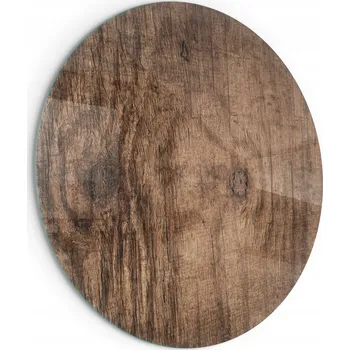 Krbová kamna Kulatá Skleněná Ochranná Deska Pod Kamna Kamna Vzor Přírodního Dřeva