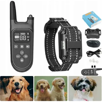 Obojek pro psa ELEKTRONICKÝ OBOJEK PRO PSA VÝCVIKOVÝ PRO TRÉNINK EFEKTIVNÍ +