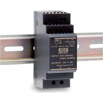 modulární přístroj a rozvaděč Napájecí zdroj na DIN lištu Mean Well HDR-30-5 5 V/DC 30 W