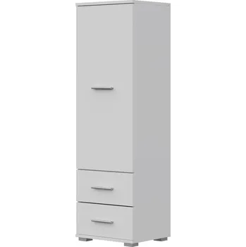 Komoda Poloskříň se zásuvkami skříň bílá úzká skříňka 2 zásuvky FUN ST-1 130 Meble-Craft