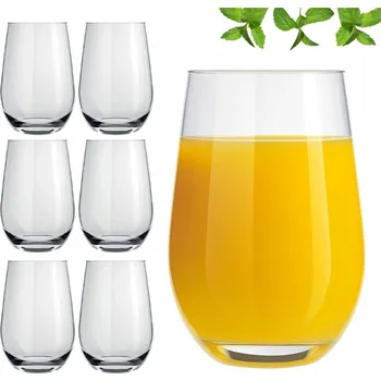 Sklenice Sklenice na nápoje Šťáva z nápojů Elegantní Dubai Sada 6 Ks 480 ml