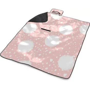 deka Sablio Plážová deka Bílé fleky: 200x140 cm