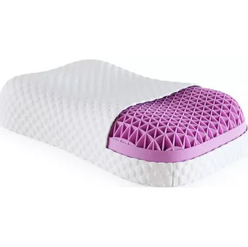 Polštář Ergonomický polštář Aura Plus 58x33 cm bílý