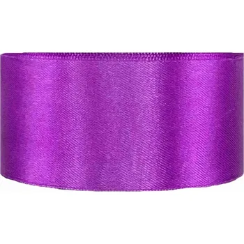 Stuha Saténová stuha oboustranná 25m x 38mm kosatcová