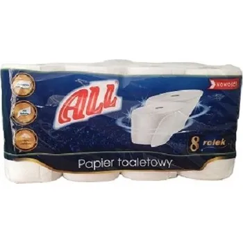 Toaletní papír Suchý Papier bez zápachu All 8 ks
