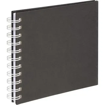 Hama album klasické spirálové FINE ART 18,5x15 cm, 30 stran, černá, bílé listy