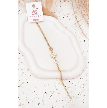 Dámská halenka Náramek S Konvalinkou Ze Chirurgické Oceli Zlatá univerzální