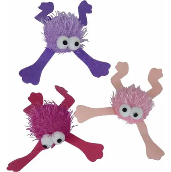 plyšák Hračka kočka - žaba plyšová, mix barev