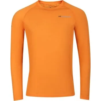 Pánské tričko MA NDR 125 pánské merino triko s dlouhým rukávem oranžová M