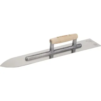 Zednické hladítko KUBALA - WOOD LINE hladítko nerezové 500mm ostré - dřevěná rukojeť Kubala K5431