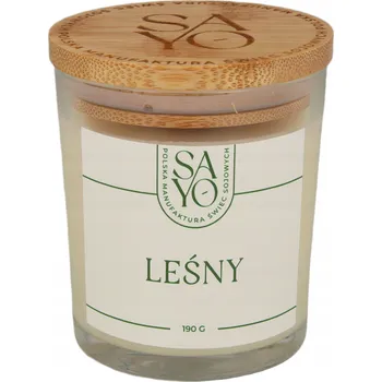 Svíčka LESNÍ SOJOVÁ SVÍČKA DÁREK VŮNĚ LESA SMRK VONNÁ SVÍČKA 430G