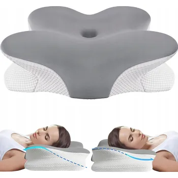 Polštář Ortopedický polštář pod hlavu na spaní Profilovaný z paměťové pěny MEMORY FOAM