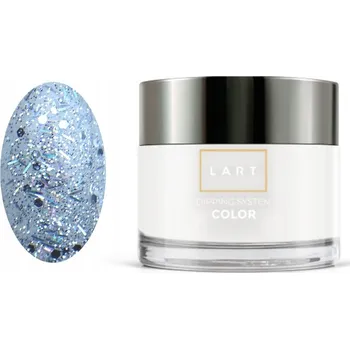 Titanový pudr LART PRO, odstín 313 - pro titanovou manikúru, titan na nehty