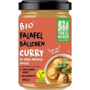 Omáčka Tress Brüder Falafelové kari 375 g bio BIO VEGAN Množství: 1 ks