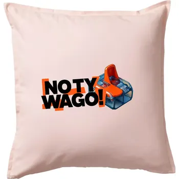 Polštář No ty wago - Polštář 50x50 - 50x50 - Pouze potah ( Světle růžová )