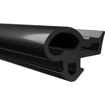 Těsnění do okna a dveří Okenní těsnění Těsnění pro okna DECCO PCV, černé EPDM S-1628, 20 m