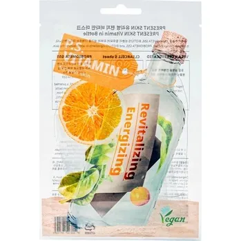 Pleťová maska PRESENT SKIN PS Maska na obličej v plátýnku In Bottle Vitamin C, Niacinamide 25 ml