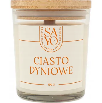 Svíčka Sójová vonná svíčka Dýňový koláč Sayo