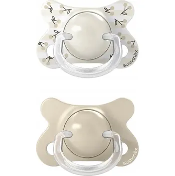 dudlíky Dudlík fyziologický SX Pro MINI 0-2 m 2 ks – vanilkový Birdies