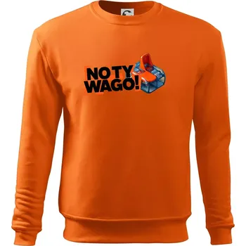 Pánská mikina No ty wago - Mikina Essential pánská - 3XL ( Oranžová )