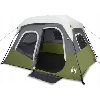 Stan Stan turistický s LED osvětlením, 344x282x212 cm, zelený