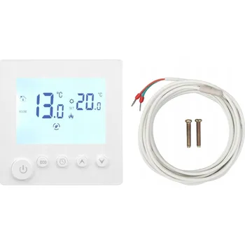 Termostat Prostorový termostat 16A, regulátor teploty, bílý - pro topení