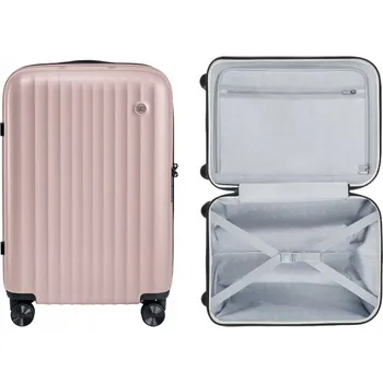 Kufr velký NINETYGO Elbe 78 cm růžový TSA 104 l 28 palců zámek 360° YKK