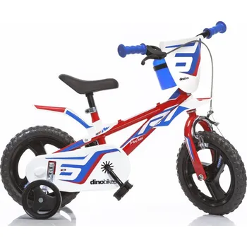 Dětské kolo kolo 12" Dino 812L R1 modro/červené