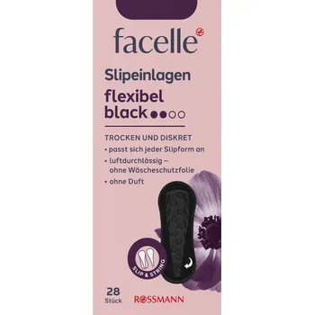 Facelle String & Slip slipové vložky černé