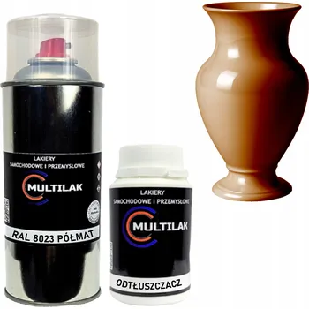 Barva ve spreji Lak ve spreji na vázy RAL 8023 POLOMATNÝ