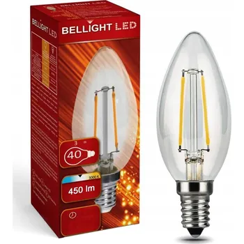 Žárovka Dekorativní LED žárovka svíčková C35 Filament E14 3W 230V 3000K 450lm