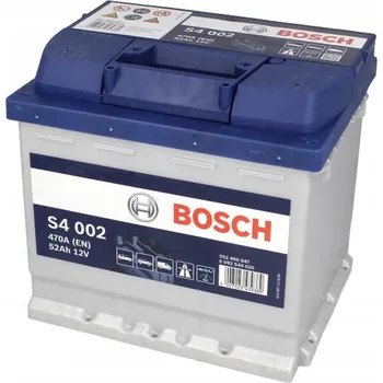 Autobaterie Akumulátor Bosch S4 52 Ah 470 A P+ olověný, kyselinový