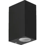 Venkovní nástěnné osvětlení NERIUM 1 - 2xGU10, 35W, černé