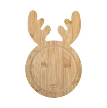 Kuchyňský nůž DESKA DO SERWOWANIA BAMBUSOWA RENIFER 26X17X1,5 CM